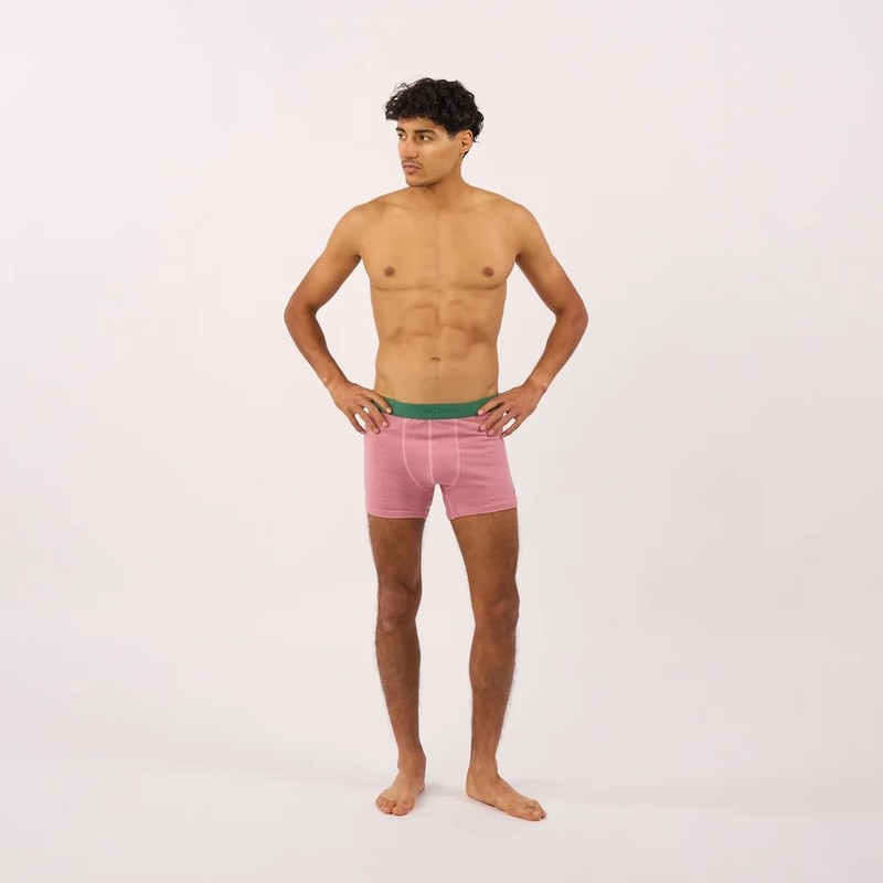 Cotton Boxer Brief Pink Shot - Image 3