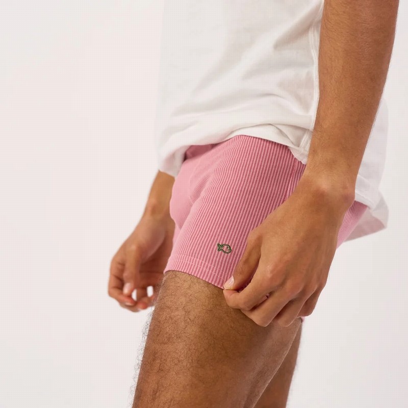 Cotton Boxer Brief Pink Shot - Image 4