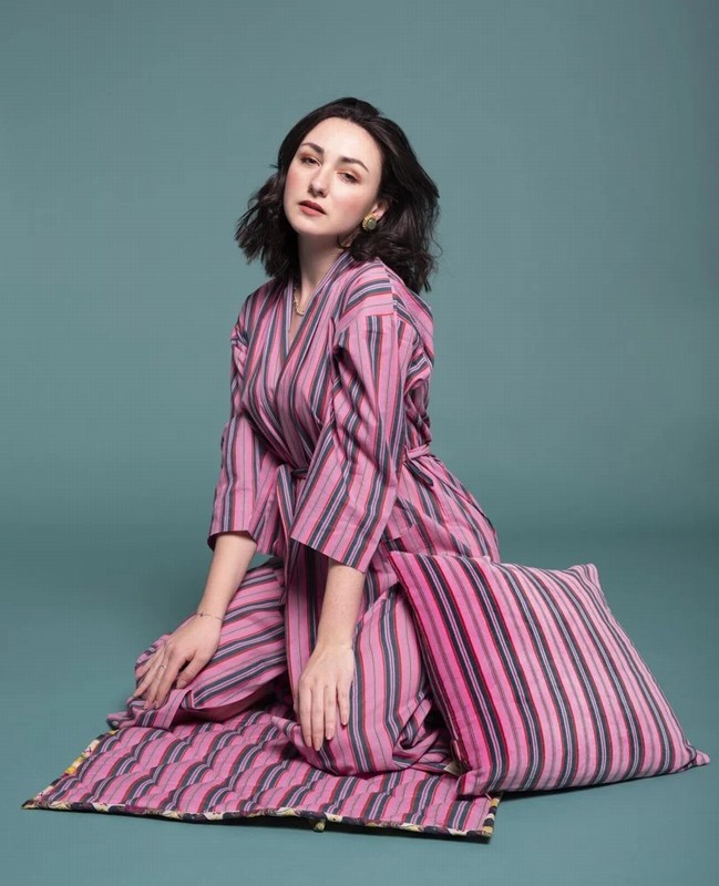 Cotton Bathrobe – Margate Pink