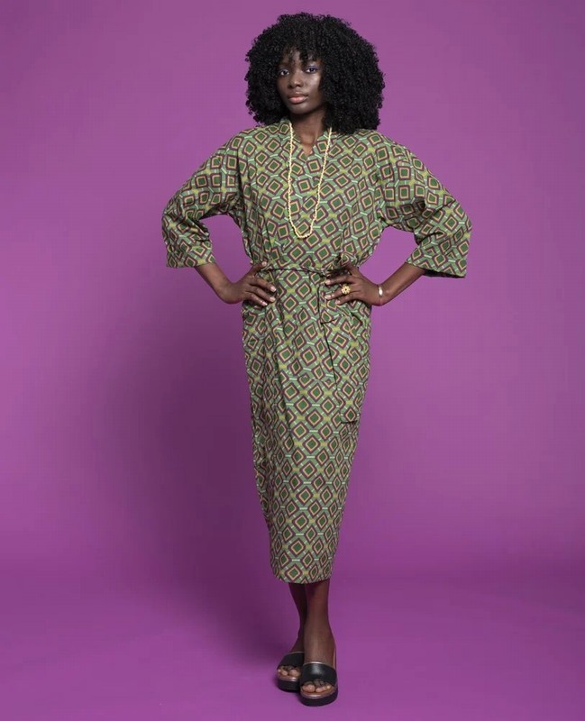 Cotton Bathrobe – Famara Green