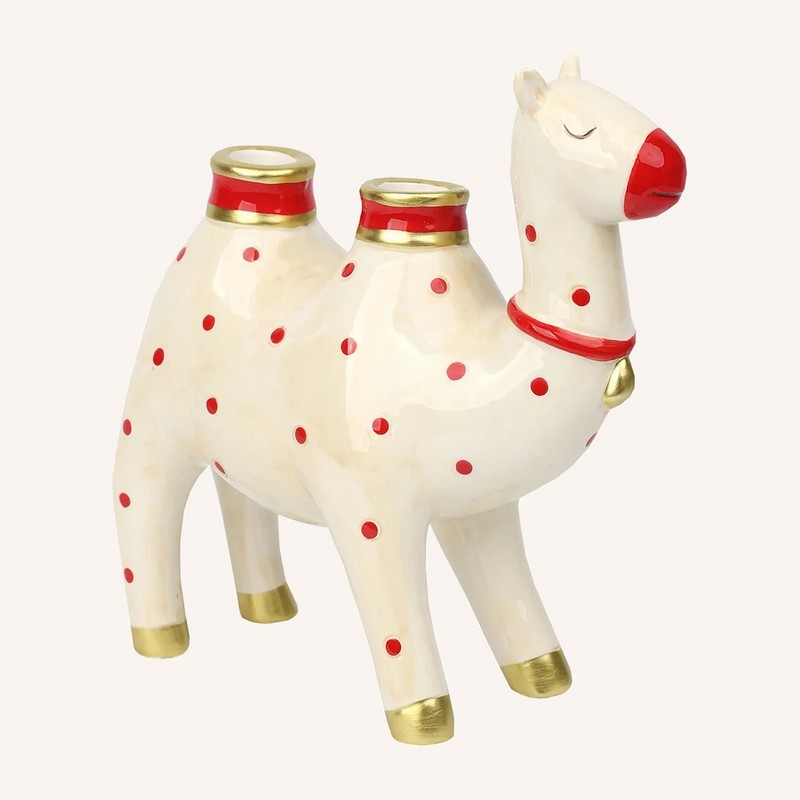 Ceramic Camel Candle Holder
