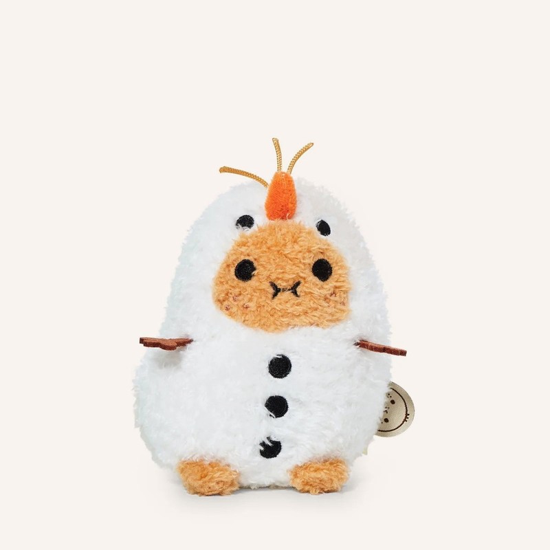 Mini Sitting Plush Toy – Snowman Ricespud