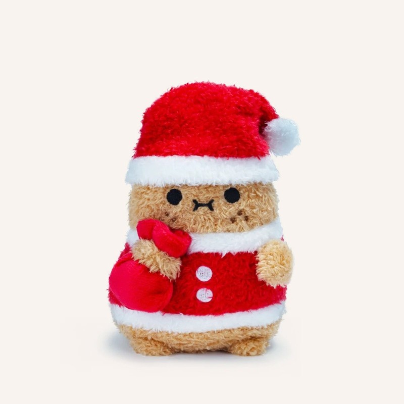 Mini Sitting Plush Toy – Santa Ricespud