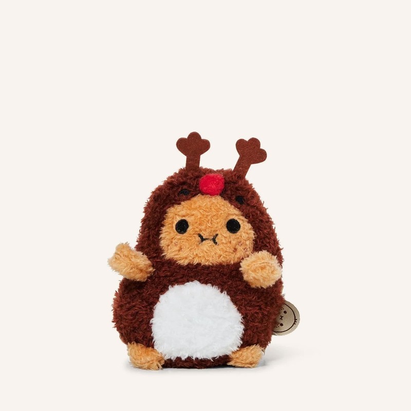 Mini Sitting Plush Toy – Reindeer Ricespud