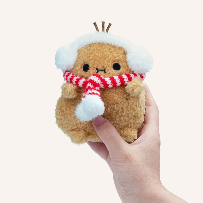 Mini Sitting Plush Toy - Red Scarf Ricespud - Image 2
