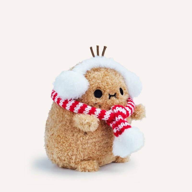 Mini Sitting Plush Toy - Red Scarf Ricespud - Image 5