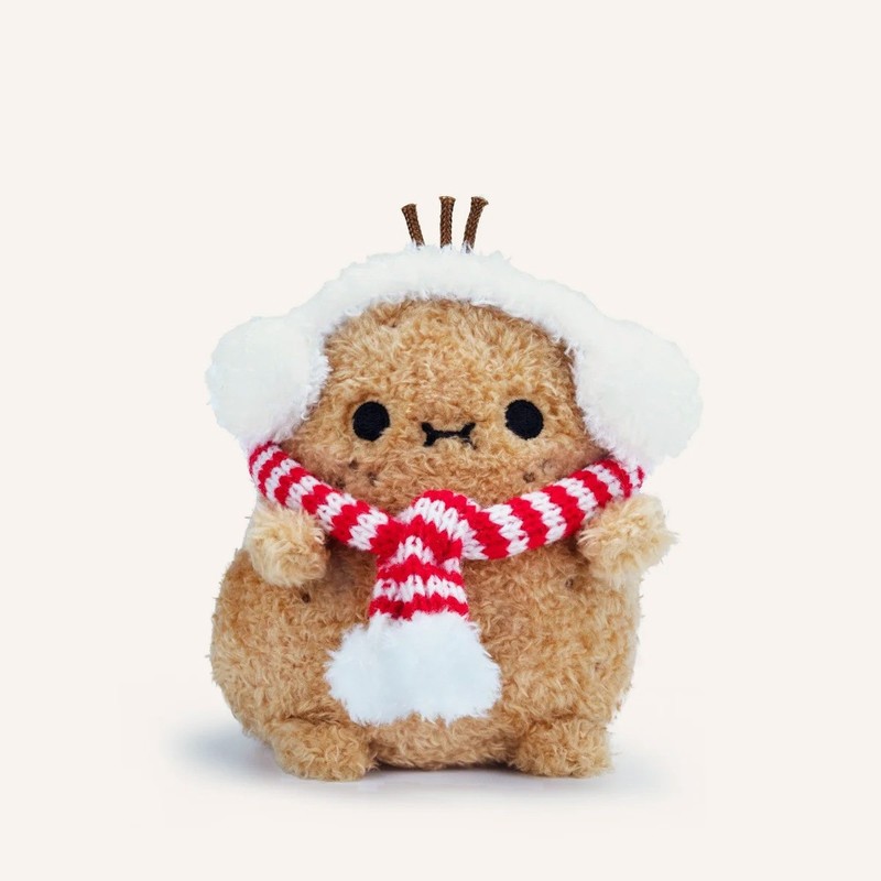 Mini Sitting Plush Toy – Red Scarf Ricespud