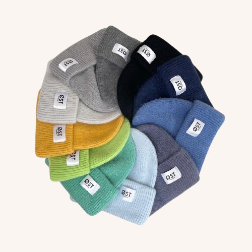 Clara Angora Beanie Mustard - Image 2