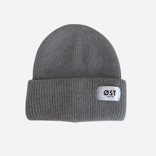 Clara Angora Beanie Midt Grey