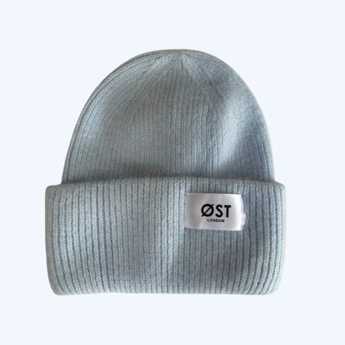 Clara Angora Beanie Lighter Blue