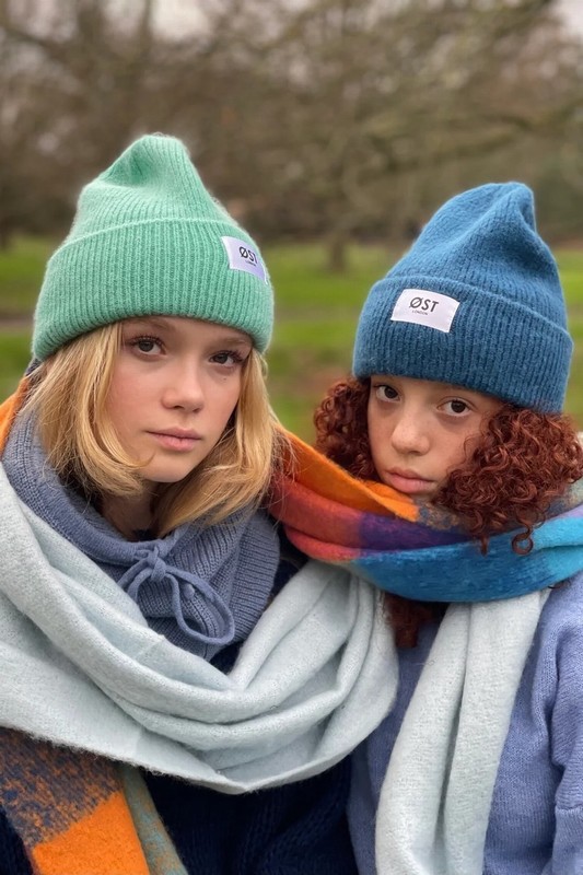 Clara Angora Beanie Petroleum - Image 2