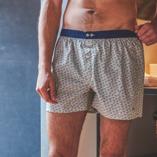 Cotton Boxer Shorts Green Jungle - Image 2