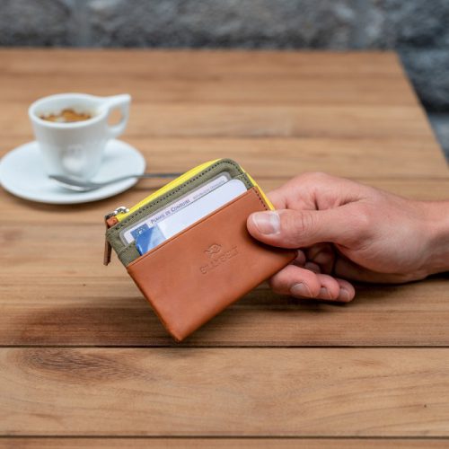Khaki Green Card Holder - Image 2