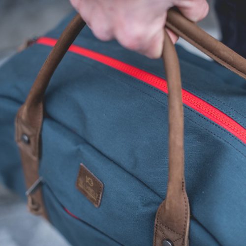 Weekender Slate Blue Holdall - Image 2